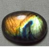 New Madagascar - LABRADORITE - Oval Cabochon Huge size - 25x36 mm Gorgeous Strong Multy Fire